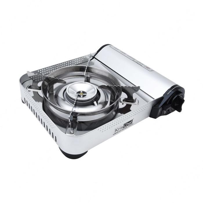 Krischef Kompor Gas Portable Alumunium - Silver