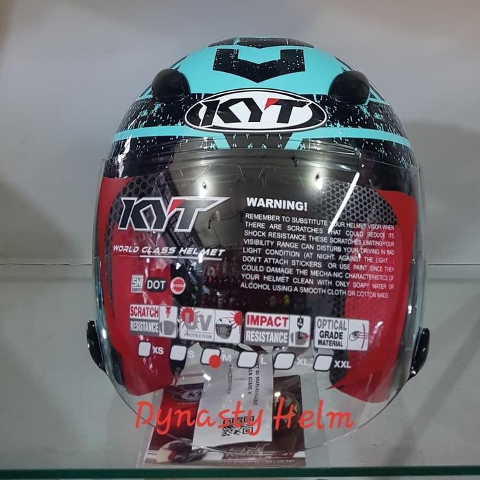 Kyt Dj Maru Motif #16 Blue Aqua/Black