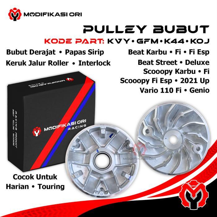 PULLY BUBUT - BEAT FI ESP - GENIO - RUMAH ROLLER BUBUT DERAJAT CUSTOM Cvt Motorcycle Motorcycle