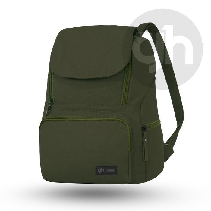 Sedia GH-Bag Tas Sekolah MONZA Canvas Backpack Tas Perempuan Tas Kuliah Tas Ransel Kecil