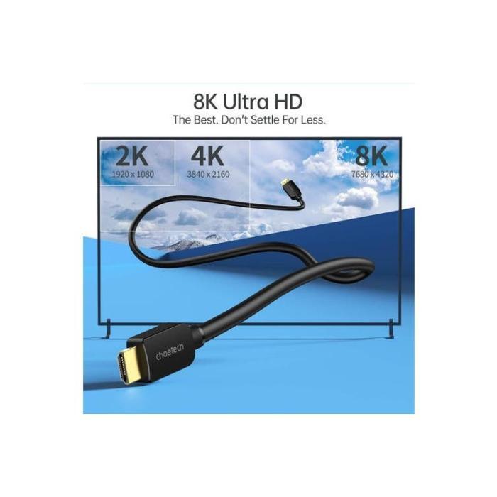 Choetech 8K 60Hz Hdmi 2.1 Hdmi To Hdmi Uhd Cable High-Quality Xhh03