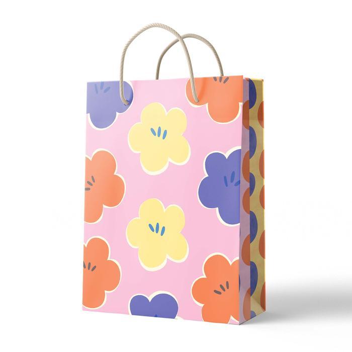 Capricorn Design Paper Bag Premium Tas Kado/Shopping Bag Motif Bunga Full Color Lucu & Aesthetic