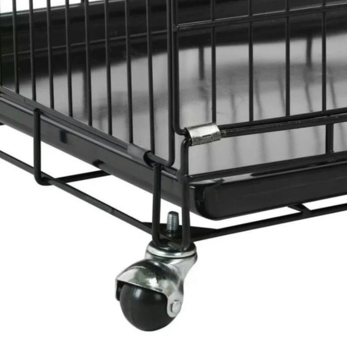 Kandang Kucing Lipat 3 Tingkat Dengan Roda Kandang Kucing Tingkat 3 L