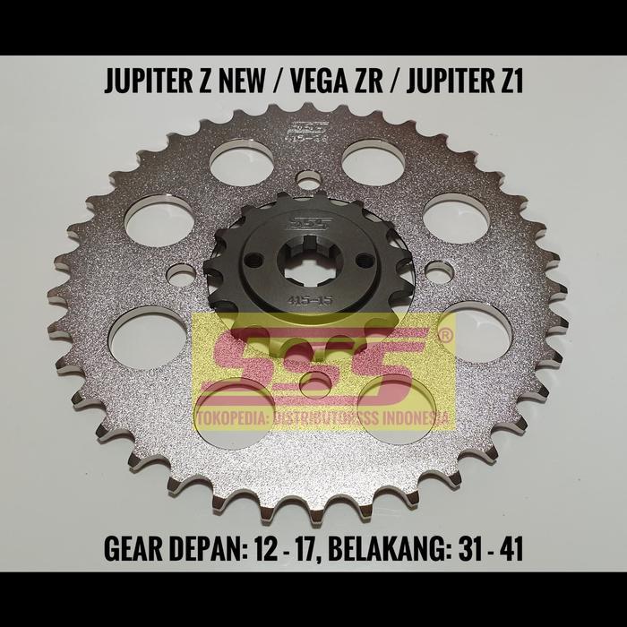 Gearset Sss 415 Baja Jupiter Z New Jupiter Z1 Vega Zr Force Rantai Gold Sss / Regina Girset Gir Set