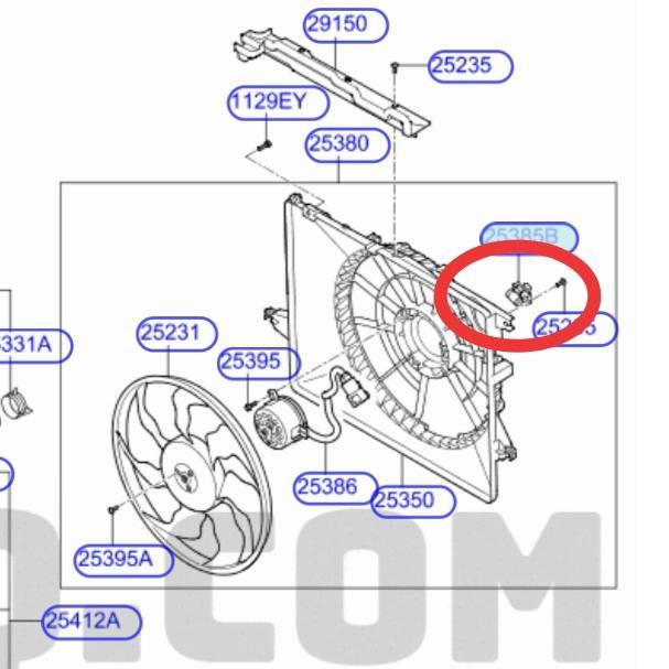 Resistor Extrafan Radiator Hyundai New Santafe 2012 Up Hyundai Sonata