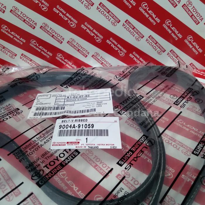 VBELT FAN BELT , TALI KIPAS TOYOTA RUSH 2014 AVANZA VELOS 1.5