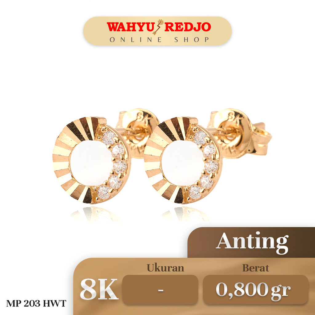Anting Emas HW Kadar 8K Wahyu Redjo AN-8K 30588333PMR