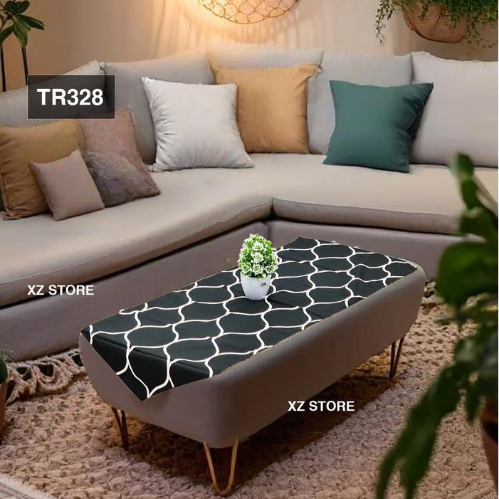 "New" Taplak Meja Sofa / Meja Tamu ukuran 120x40 Kain Katun