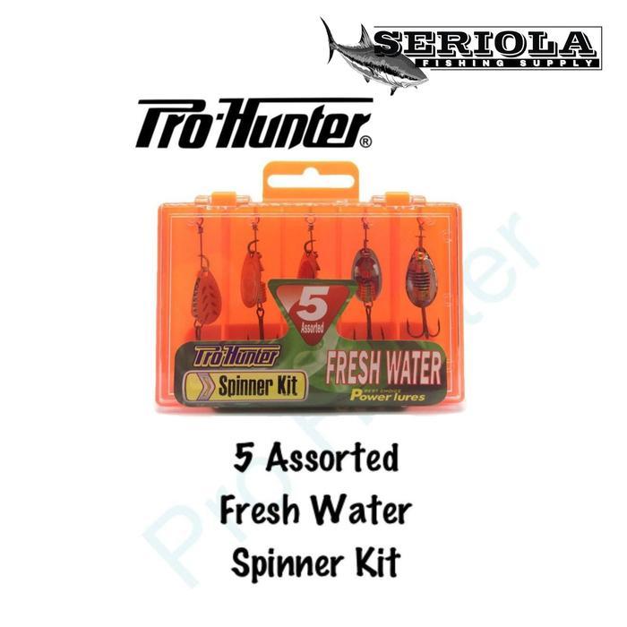 PRO HUNTER 5 ASSORTED FRESH WATER SPINNER KIT SPINNER BAIT