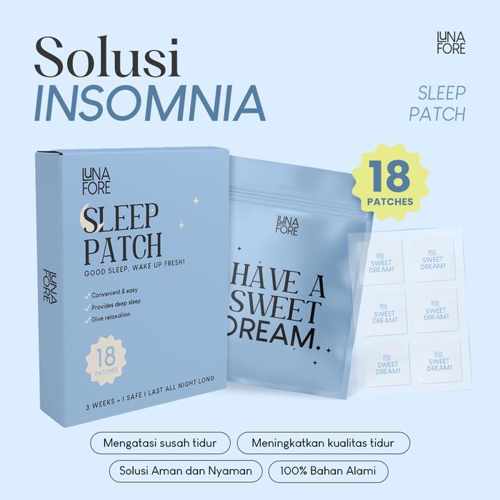 Terlaris Lunafore Sleep Patch ( Koyo Bantu Tidur ) SALE