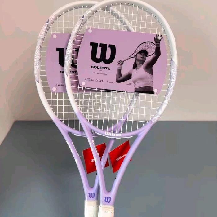 raket tennis wilson tennis racquet soleste se raket Wilson lilac ungu