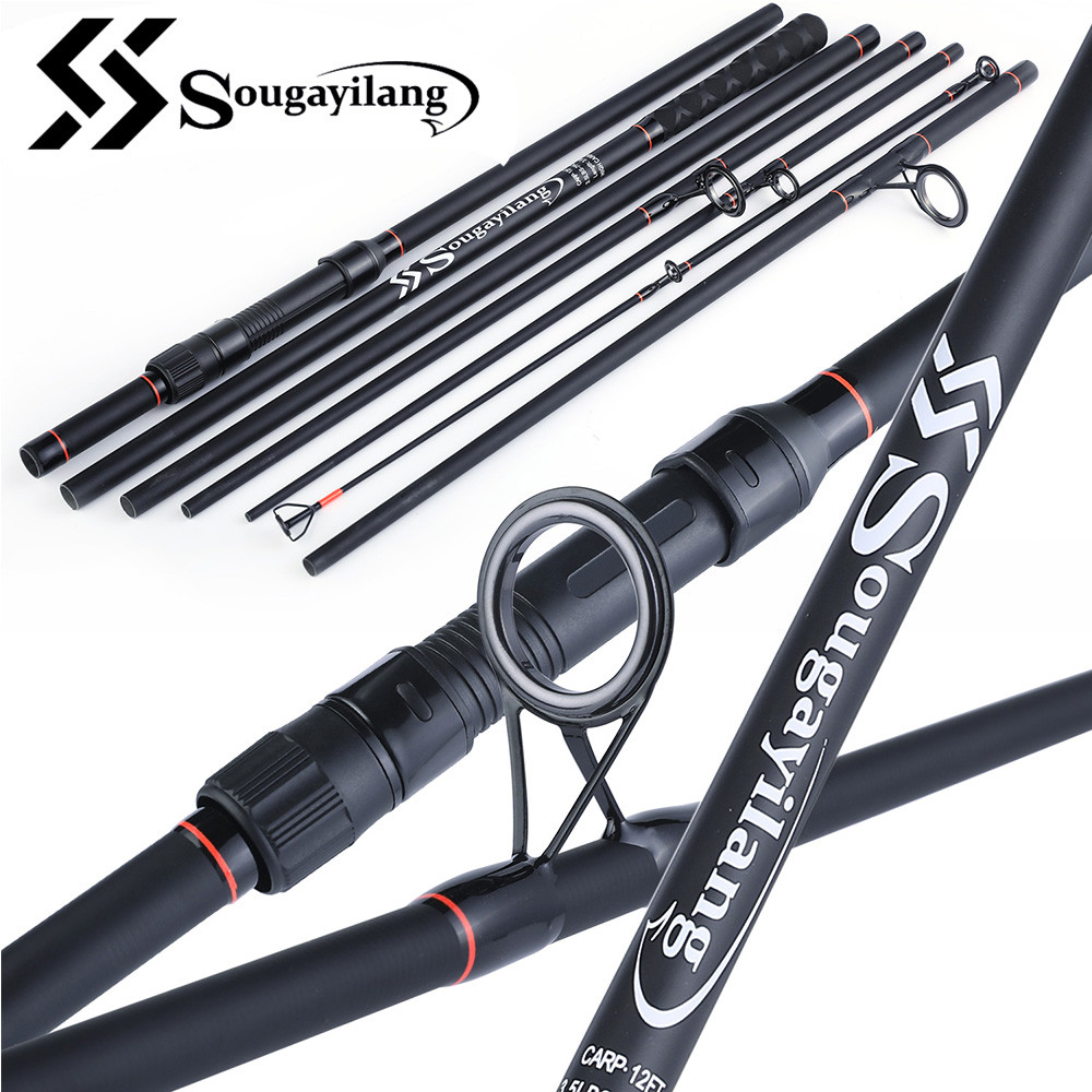 Sougayilang 3.0M/ 3.6M 6/7 Sections Carp Fishing Rod Feeder Hard Carbon Fiber Fishing Rod Travel