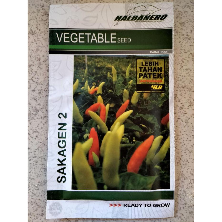 Benih Cabe Rawit SAKAGEN 2 Kemasan 10 Gram Halbanero - Bibit Cabai SAKAGEN 2 - Crm sakagen 2