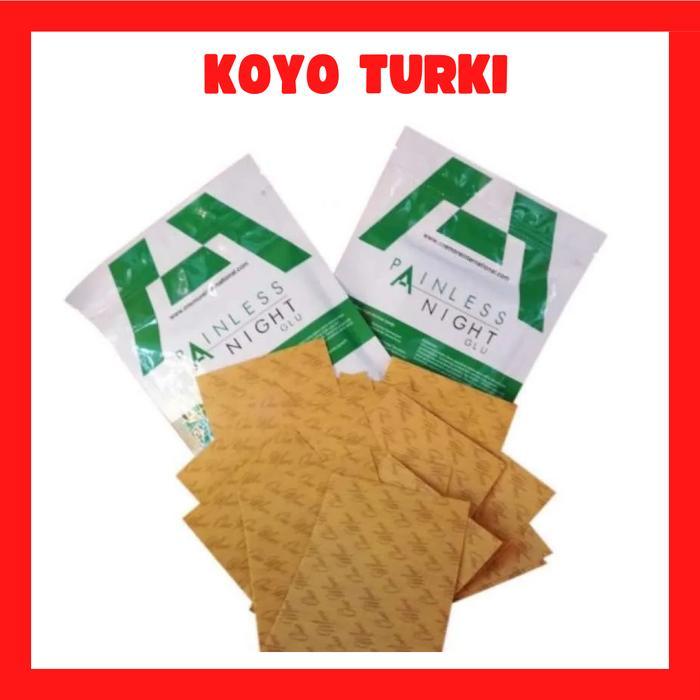 Koyo Herbal Turki Painless Nihgt Glu 1 BUNGKUS isi 25 Lembar - Koyo