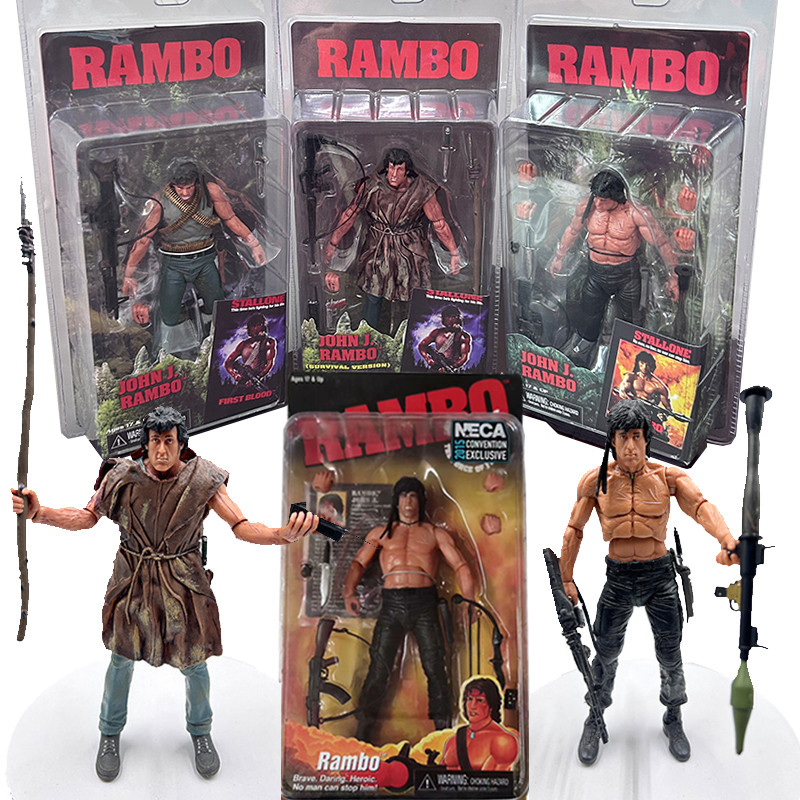 Neca First Blood Ron Kim John J.R Rambo Rambo 2015 Ver. Special Forces Soldier Avenger Syester