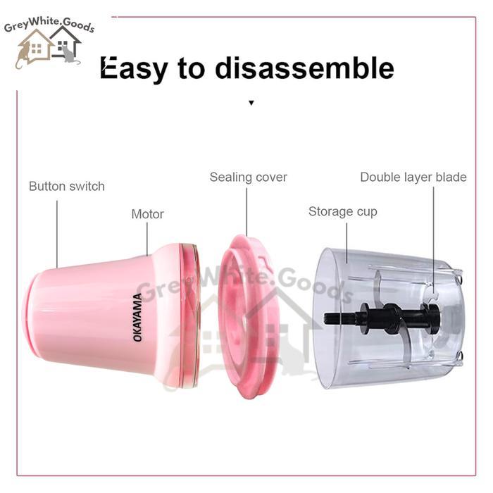 Chooper Daging Serbaguna Penggiling Blender Kapsul chooper Stainless Food Processor