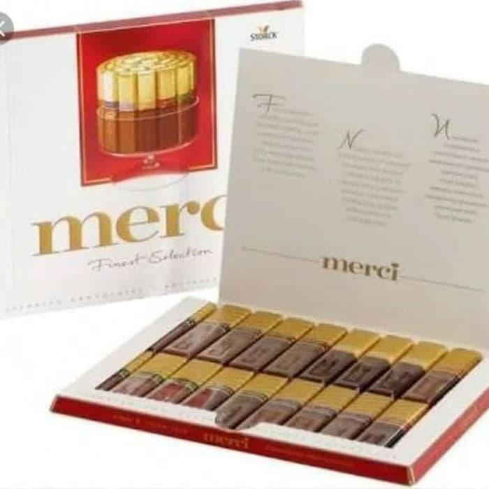 YUMMY Storck Merci Assorted Chocolate-Coklat Milk Import