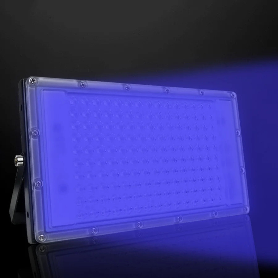 300W UV 395nm Black Light Ultravilet Flood Light Halloween Xmas Glow Party Fluorescent Poster Stage