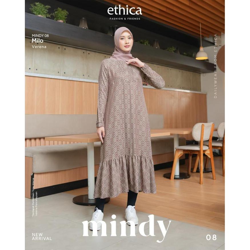 TERLARIS NEW ARRIVAL MINDY 08 MIDI DRESS ETHICA Ready stok