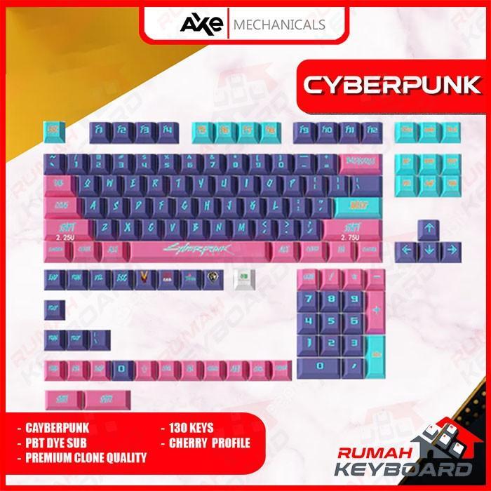 Keycap - Keycaps - Cherry - Cyberpunk - Pbt - Dye Sub