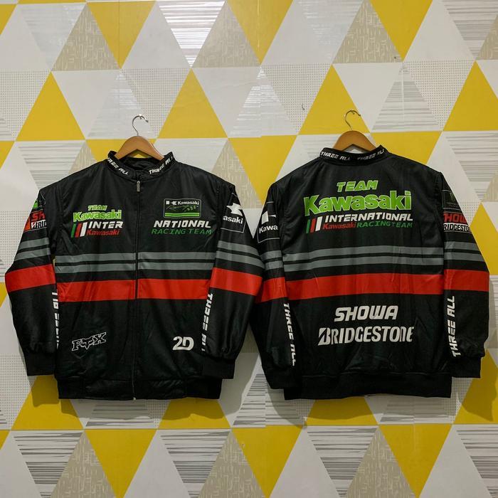 Sale Terlaris Jaket Kawasaki Jaket Sunmori Nascar Vintage Jaket Team Kawasaki Nascar Jacket Outdoor