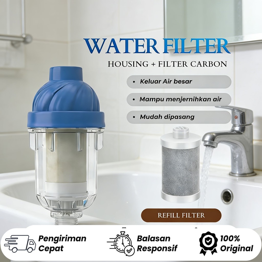 Der Doly Filter Pipa Air Plastik Stainless Steel Saringan Filter Pipa Aliran Tinggi Der Doly