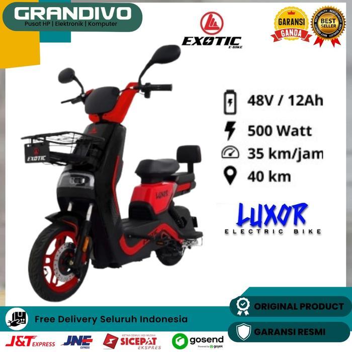 Sepeda Listrik Exotic Luxor 500 Watt Electric Bike Grandivo