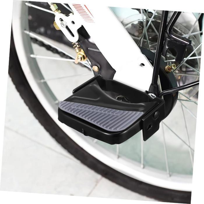 YUMMY Pasangan pedal pedal sepeda lipat pedal belakang sepeda gunung pedal sepeda lipat baja Pijakan