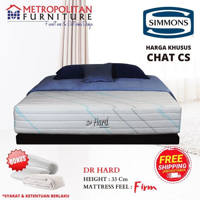 Kasur Springbed Simmons Dr. Hard Spring bed Matras Orthopedic