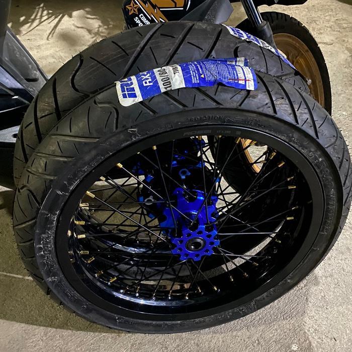 Sepaket velg crf lebar 250/300 fullbaru