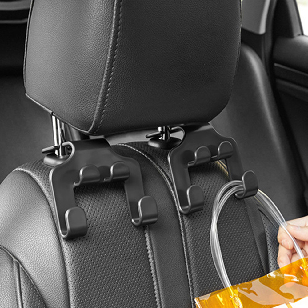 Car Headrest Hook Phone Holder Multifunctional Car Seat Back Hook Car Seat Back Portable Storage