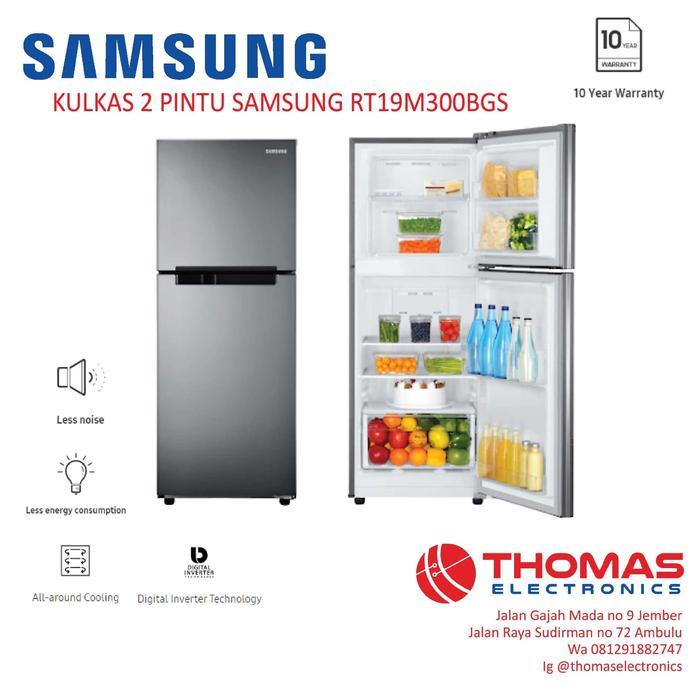 KULKAS 2 PINTU SAMSUNG RT19M300BGS
