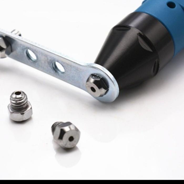 Alat Rivet Tang Rivet Ripet Sambung Konverter Bor Rivet Gun Adapter River Gun Terjamin