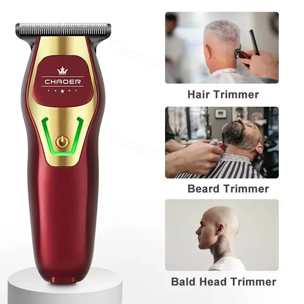 Hair Trimmer Portable Electric Hair Clipper Rechargeable Small Hair Clipper Bald Head Hair Trimmer