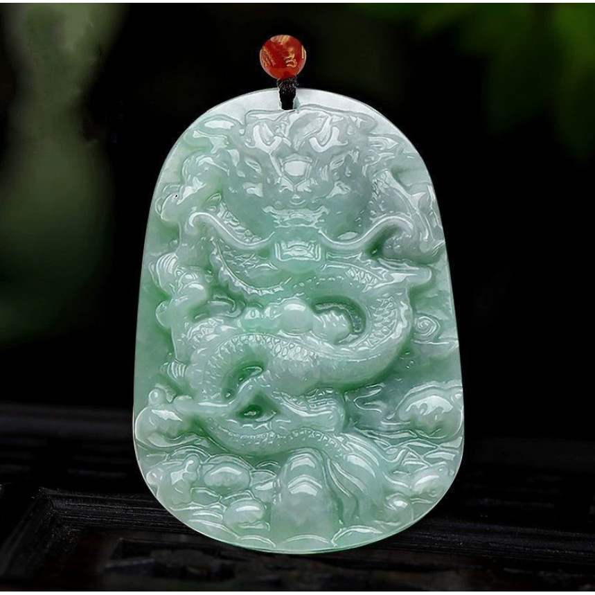 Zodiac Dragon Brand Jade Dragon Brand Pendant Dragon Soaring Four Seas Jade Necklace Male Female