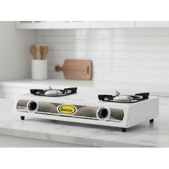 Quantum Kompor Gas Stainless 2 Tungku Qgc-211Ms