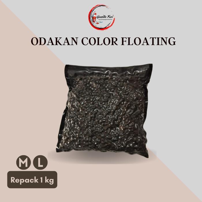 PELET PAKAN IKAN KOI ODAKAN COLOR COLOUR FLOATING REPACK 1 KG