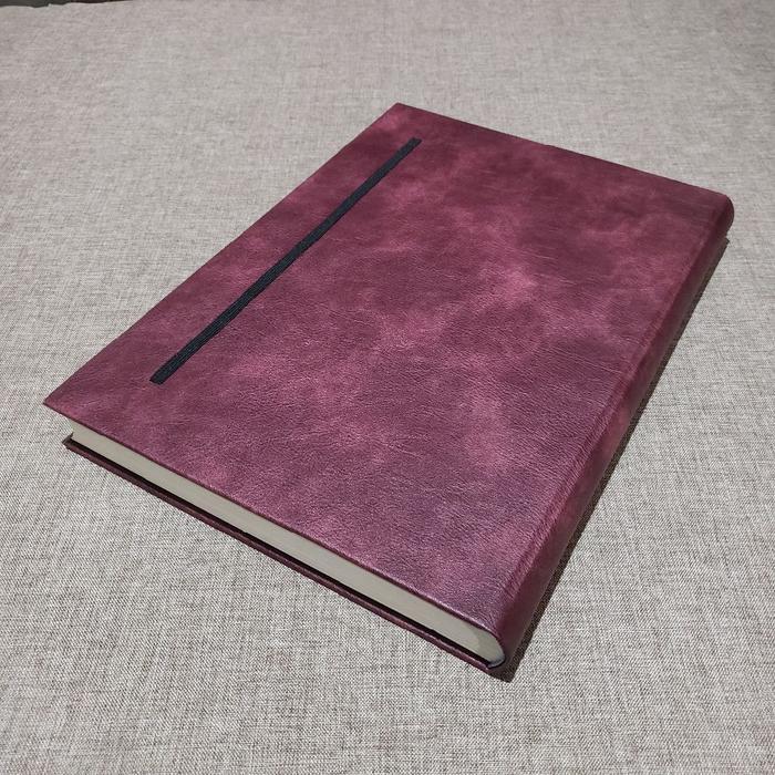 Sketchbook Binding A3 dengan Cover Kulit Premium Kertas Water Collor Canson 220 gram, Buku Sketsa A3