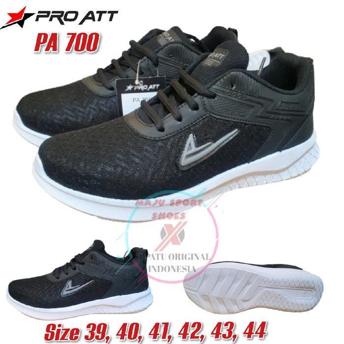 PRO ATT PA 700 / PRO ATT PI 600 - SEPATU SEKOLAH PRO ATT HITAM POLOS DAN HITAM PUTIH / SEPATU