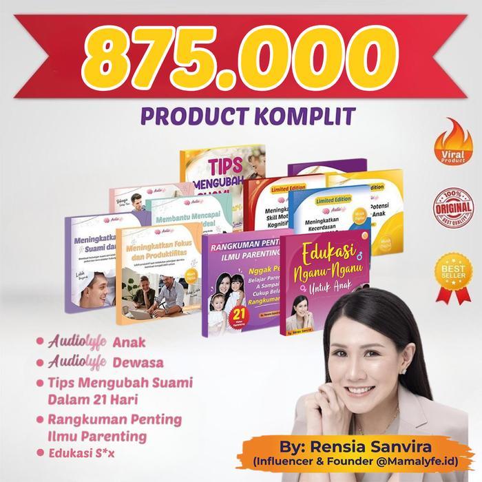 Complete Audiolyfe Anak & Audiolyfe Dewasa+21 Rangkuman Parenting Penting+Tips 21 Hari Mengubah