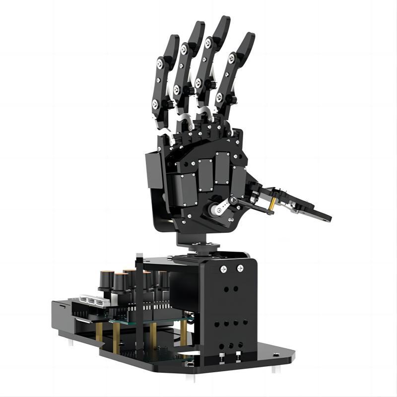 AI Bionic 6 Dof Robot Hand Support Somatosensory Glove Control 5 Dof Fingers for Arduino Robot DIY