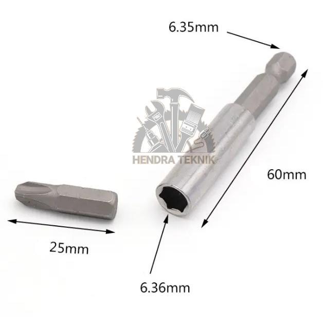 MATA OBENG SET 33PCS MATA HEX TORX SET MATA OBENG SEGI 6 BINTANG CRV 25MM + EXTENSION
