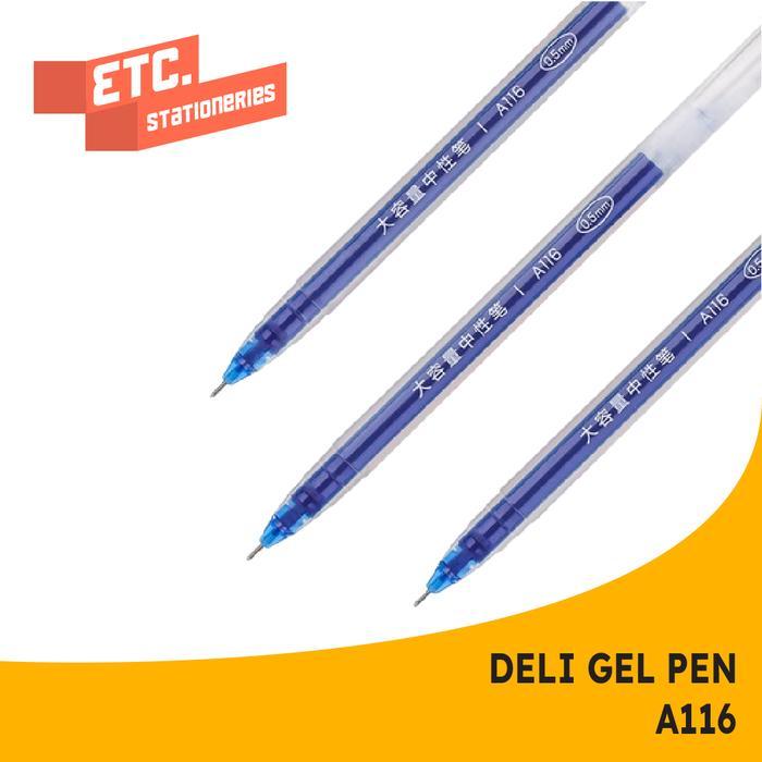 DELI Gel Pen / Pulpen Gel / Pulpen Tinta Gel [A116]