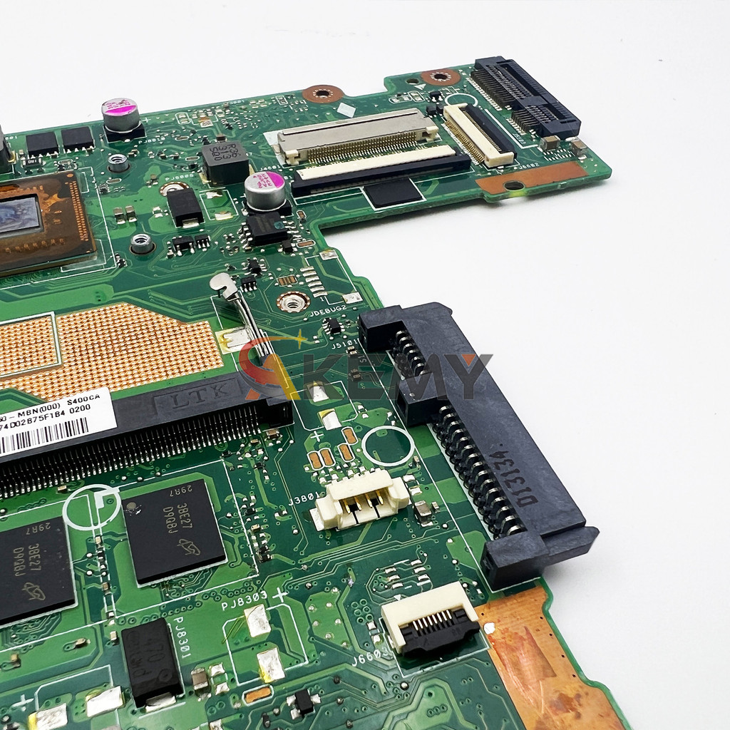 S400CA Laptop Motherboard For ASUS VivoBook S400CA S400C Notebook Mainboard With I3 I5 I7 CPU 100%