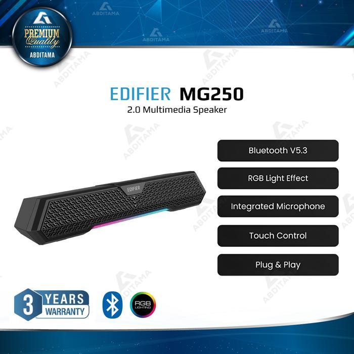 Terlaris Speaker Portable EDIFIER MG250 Portable Bluetooth Speaker Driver 52mm RMS 5w Bluetooth