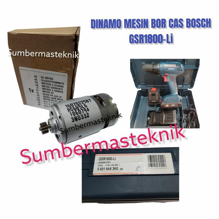 Dc Motor Bosch Gsr 1800 Li Dinamo Bosch Gsr 1800-Li Dc Motor Original