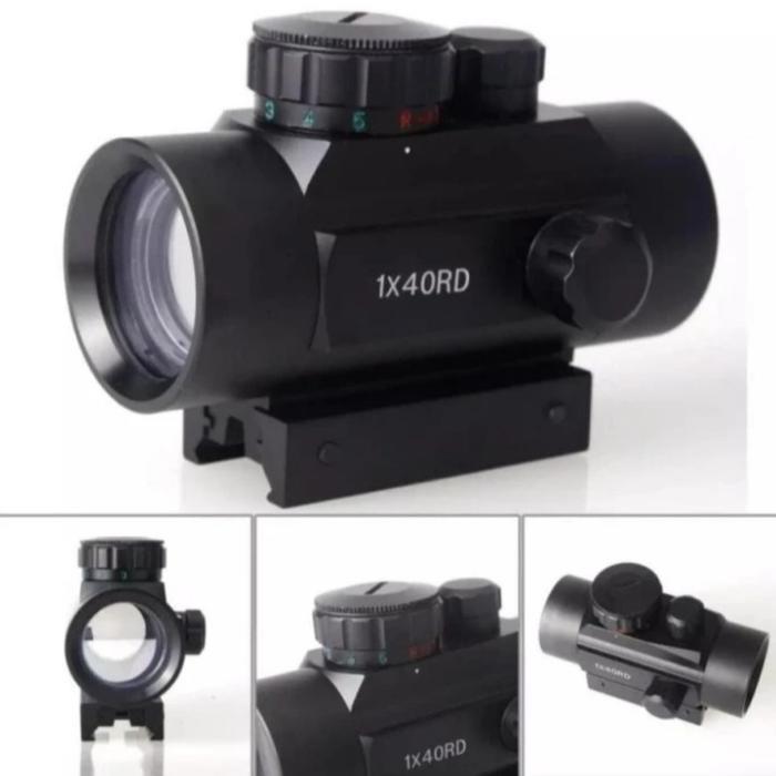 Red Dot 1X40Rd Body Metal Teropong Telscope 1X40Rd