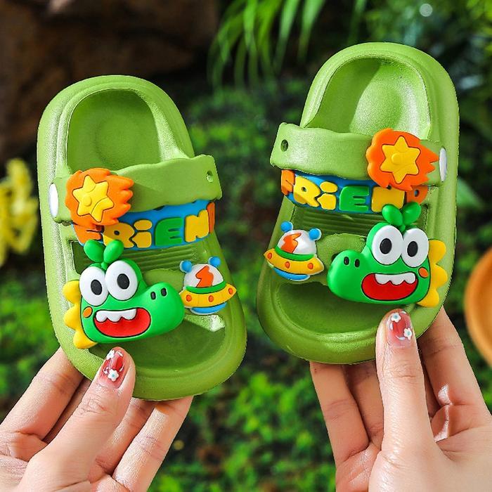Homyped - IMPORT OKAYBABY B450 Sandal Slop Kartun Anak Perempuan Kekinian Sendal Casual Anak Cewek