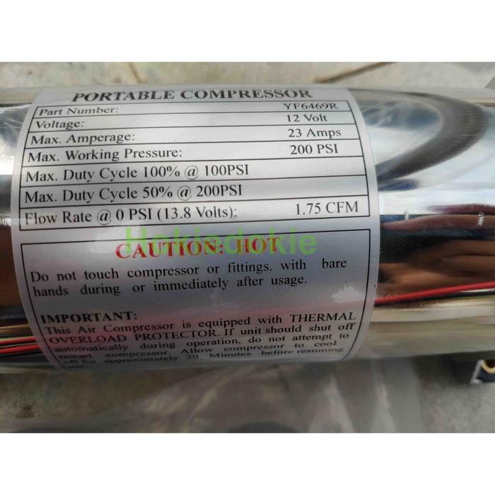 Motor Compressor Air Suspension Telolet 450CC Max 200 PSI 12v 24v