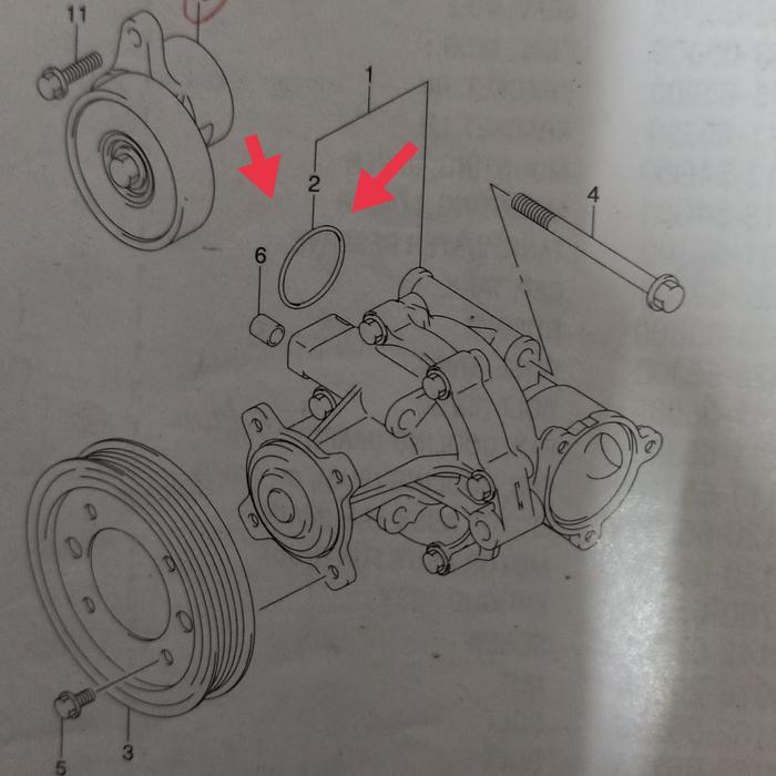 ORING WATER PUMP GRAND VITARA ORIGINAL
